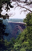 New River Gorge Bridge in West Virginia, VS