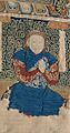 Khutughtu Khan wearing a dahu, Yuan dynasty, ca. 1330–32.[20]