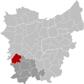 Localisation de Kruishoutem