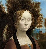 Ginevra de' Benci, ok. 1474–1480, National Gallery of Art, Washington D. C.