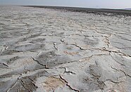 Naslage soli u Namakovom bijelom prostranstvu
