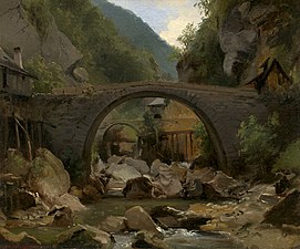 Ruisseau de montagne en Auvergne National Gallery of Art, Washington