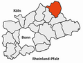 Location in the Rhein-Sieg district