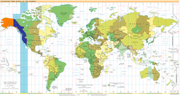 Localizzazione del fuso UTC-8