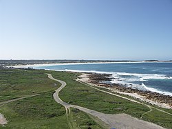 Kaap St Francis soos gesien vanaf die Seal Pointvuurtoring