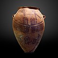 Image 1A typical Naqada II pot with ship theme (from Prehistoric Egypt)