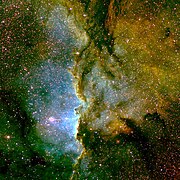 NGC 6188 et l'amas NGC 6193 (Observatoire interaméricain du Cerro Tololo).