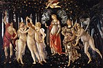 Våren (cirka 1482). Galleria degli Uffizi, Florens.