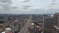 Kinshasan keskustaa