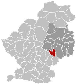 Kaart van Bruille-lez-Marchiennes