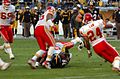 Willie Parker is tackled by the Chiefs