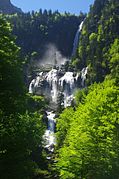 La cascata dell'Ars in Ariège.