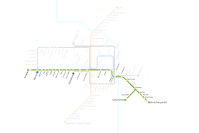 Voir la carte de la ligne.