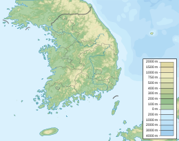 釜山港の位置（大韓民国内）