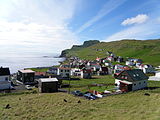 Sumba med Beinisvørð i baggrunden Foto: Eileen Sandá