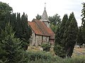Chiesa del villaggio di Pyrford, Surrey, Inghilterra