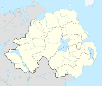 1977–78 Irish League is located in Northern Ireland