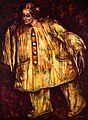 Anna Chromy, Clown, 1982, olio su tela, 130x95 cm