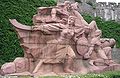 A memorial sculpture of Taiping Rebellion in Tianxin Pavilion 位于天心公园的太平军魂雕塑