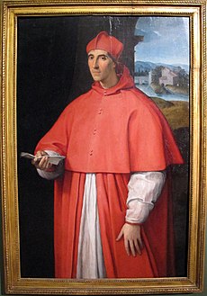 Raffaello Sanzio, Ritræto do cardinâ Lisciàndro Farnese (futùro pàppa Paolo III), 1512 ca., (Museo naçionâle de Capodimonte-Napoli)