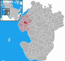 Kaart van Süderdeich