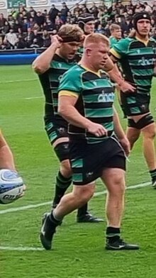 Description de l'image Trevor Davison 2023-24 English Premiership Northampton Saints vs Bristol Bears.jpg.