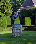 Standbeeld in het Den Halderpark in Valkenburg