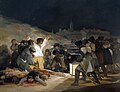 "การประหารชีวิตผู้ป้องกันมาดริด" (The Third of May 1808: The Execution of the Defenders of Madrid) โดยฟรันซิสโก โกยา ค.ศ. 1814