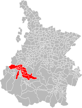 Localisation de Communauté de communes de la Vallée d'Argelès-Gazost