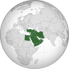 Localisation du Moyen-Orient
