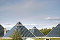 Pyramid buildings of the Muttart Conservatory