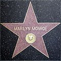 Monroes Stern auf dem Hollywood Walk of Fame