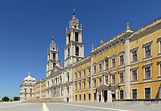 Der Mafra-Palast im Barockstil