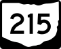 State Route 215 marker