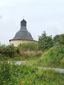 Vue du clocher de Montestrucq.