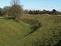 View of the ditch