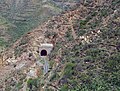 En togtunnel den eritreanske Plateau