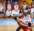 Image 8LeBron James (USA, in white) attempts a shot against China's Yao Ming at the 2008 Olympics