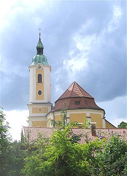 Skyline of Miesbach