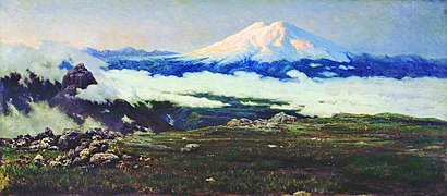 Šat-gora (Ėl'brus), por el pintor ruso Nikolai Yaroshenko (1884).