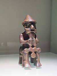 Thor trônant avec son marteau, vers 1000, musée national d'Islande de Reykjavik.