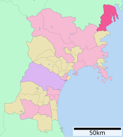 موقعیت Kesennuma