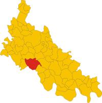 Locatie van Borghetto Lodigiano in Lodi (LO)