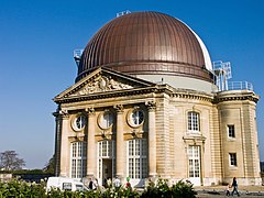 La grande coupole de l'Observatoire de Meudon (pouvant tourner sur elle-même).