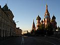 Покровский собор St Basil's Cathedral at sunrise Cathédrale Saint-Basile