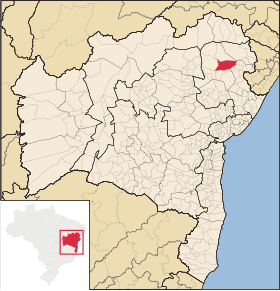 Poziția localității Euclides da Cunha