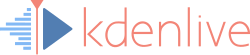 Actual logotipo de Kdenlive