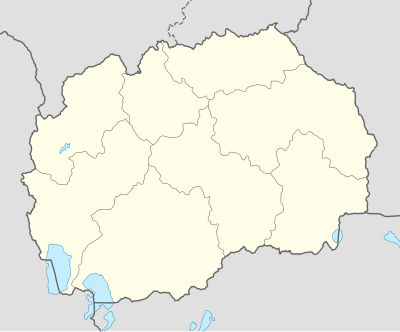 2015–16 Macedonian First Football League is located in North Macedonia