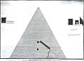 Plan intérieur de la grande Pyramide (Lettres sur l'Égypte, Claude Étienne Savary 1785)