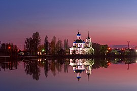 L'église de la résurrection à Sloviansk en avril 2017.